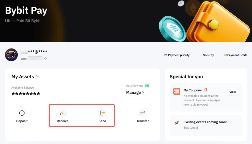 Bybit Pay giúp bạn kết nối tiền crypto với các giao dịch hàng ngày một cách liền mạch.