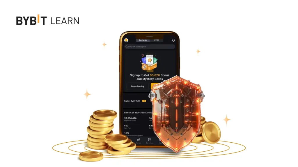 Bybit áp dụng nhiều lớp bảo mật tiên tiến để bảo vệ tài sản của bạn khỏi mọi rủi ro.