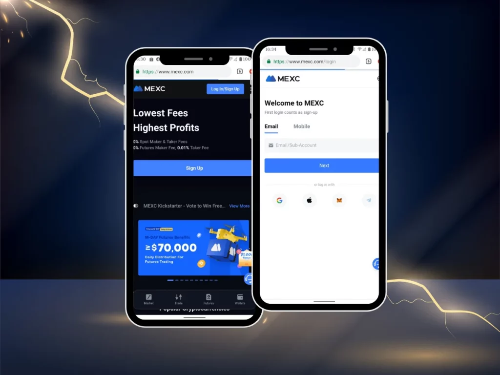 Giao diện ứng dụng MEXC thân thiện, dễ sử dụng trên điện thoại giúp bạn giao dịch mọi lúc, mọi nơi.