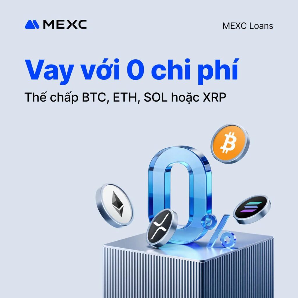 MEXC Loans từng có chương trình vay USDT:USDC lãi suất 0% trong các đợt khuyến mãi đặc biệt