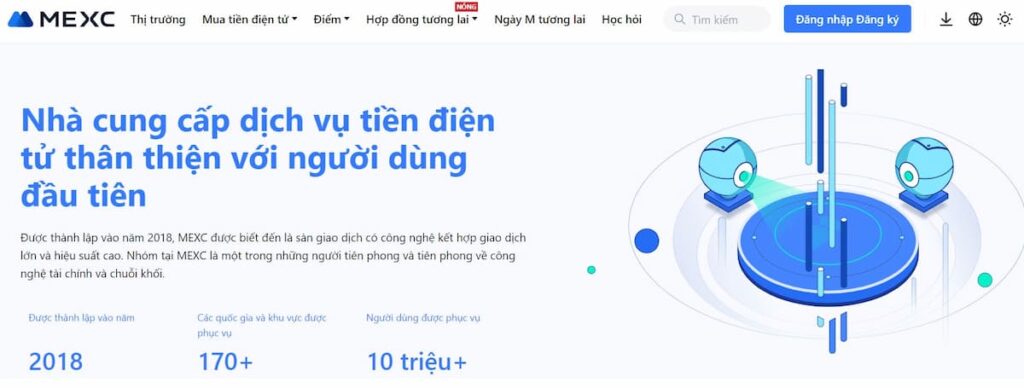MEXC cung cấp đa dạng các sản phẩm và dịch vụ tài chính mã hóa.