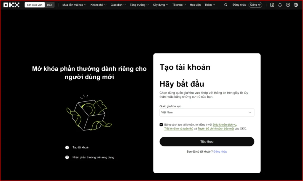Sẵn Sàng Cho Tương Lai Đăng Ký và Xác Minh Tài Khoản OKX