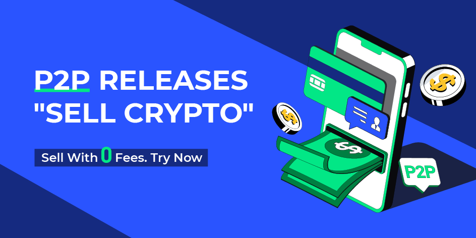 Tính năng 'Bán crypto' qua P2P trên BingX