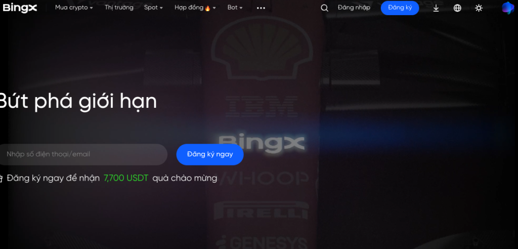 Trải nghiệm BingX trên máy tính với giao diện chuyên nghiệp và khả năng tùy chỉnh.