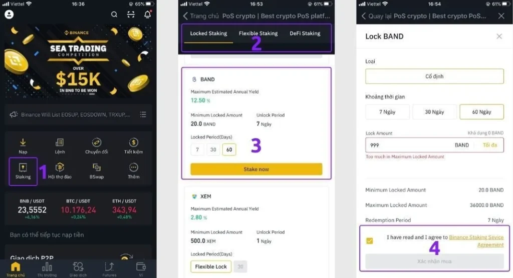 Bạn có thể dễ dàng quản lý và rút staking linh hoạt ngay trên ứng dụng Binance một cách nhanh chóng.