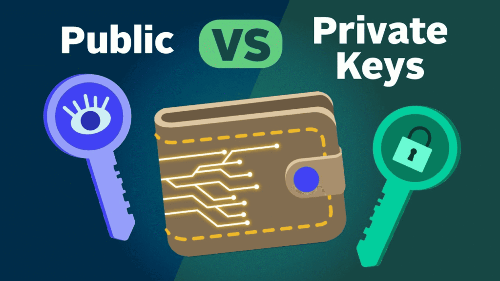 Các thành phần chính của bảo mật ví tiền điện tử Private Key, Public Key và Seed Phrase – nhớ kỹ sơ đồ này nhé!