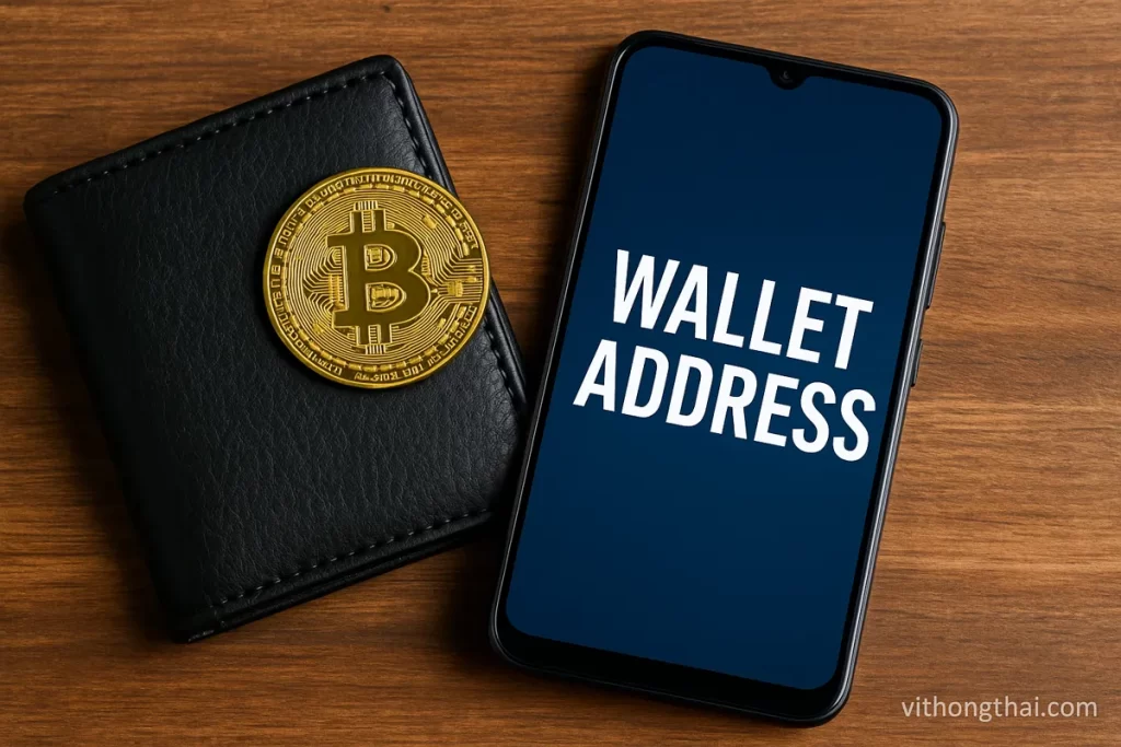 Một địa chỉ Bitcoin là điểm đến công khai cho các giao dịch BTC, tương tự như số tài khoản ngân hàng của bạn vậy đó.