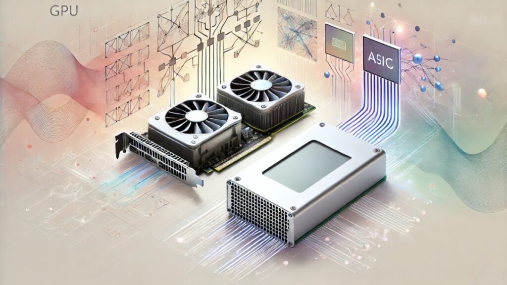 So sánh hiệu suất giữa ASIC và GPU trong khai thác tiền điện tử – ASIC thắng áp đảo.
