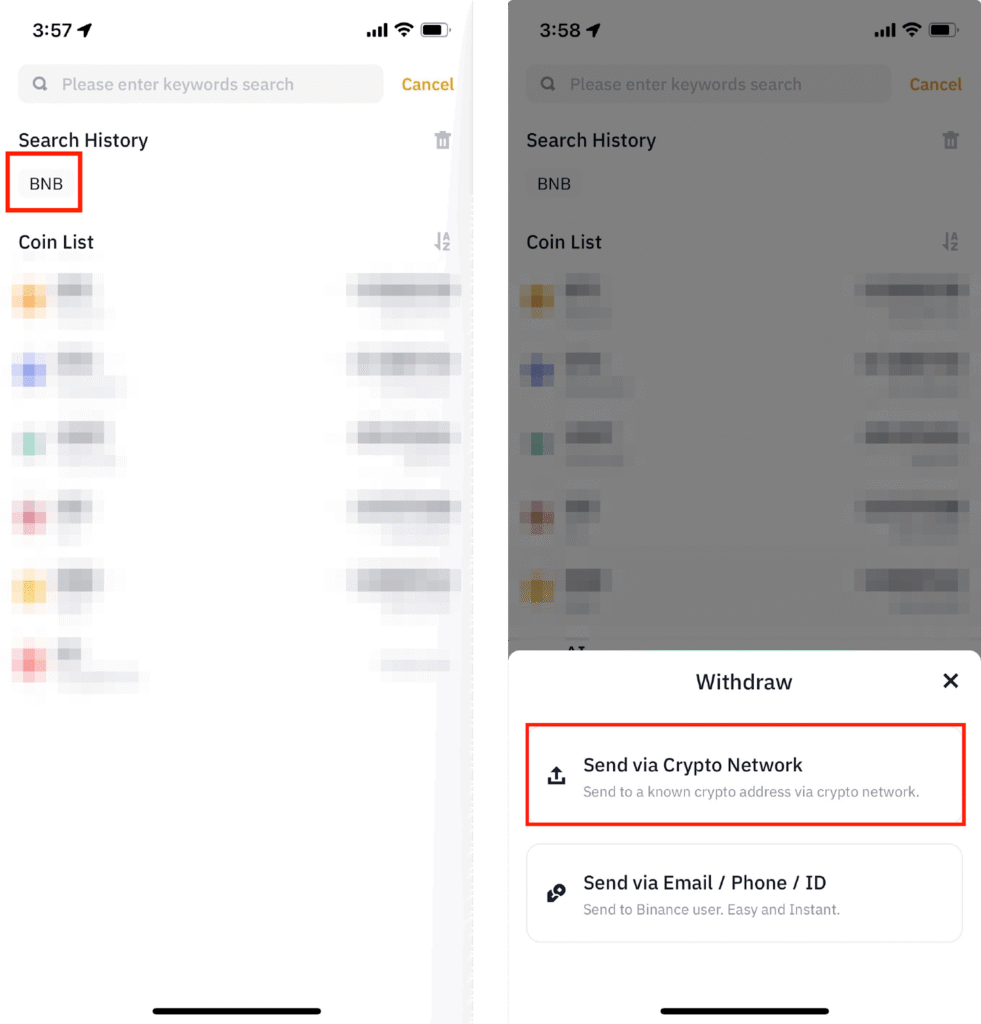 Việc chọn đúng mạng lưới là yếu tố then chốt khi rút tiền điện tử.