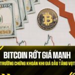 bitcoin rot gia manh cung thi truong chung khoan khi gia dau tang vot gan 20