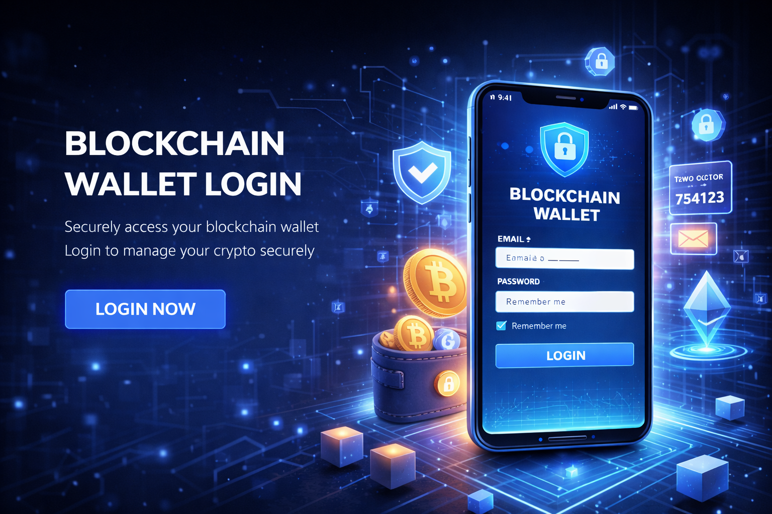 Bảo mật và xác thực tài khoản ví blockchain an toàn