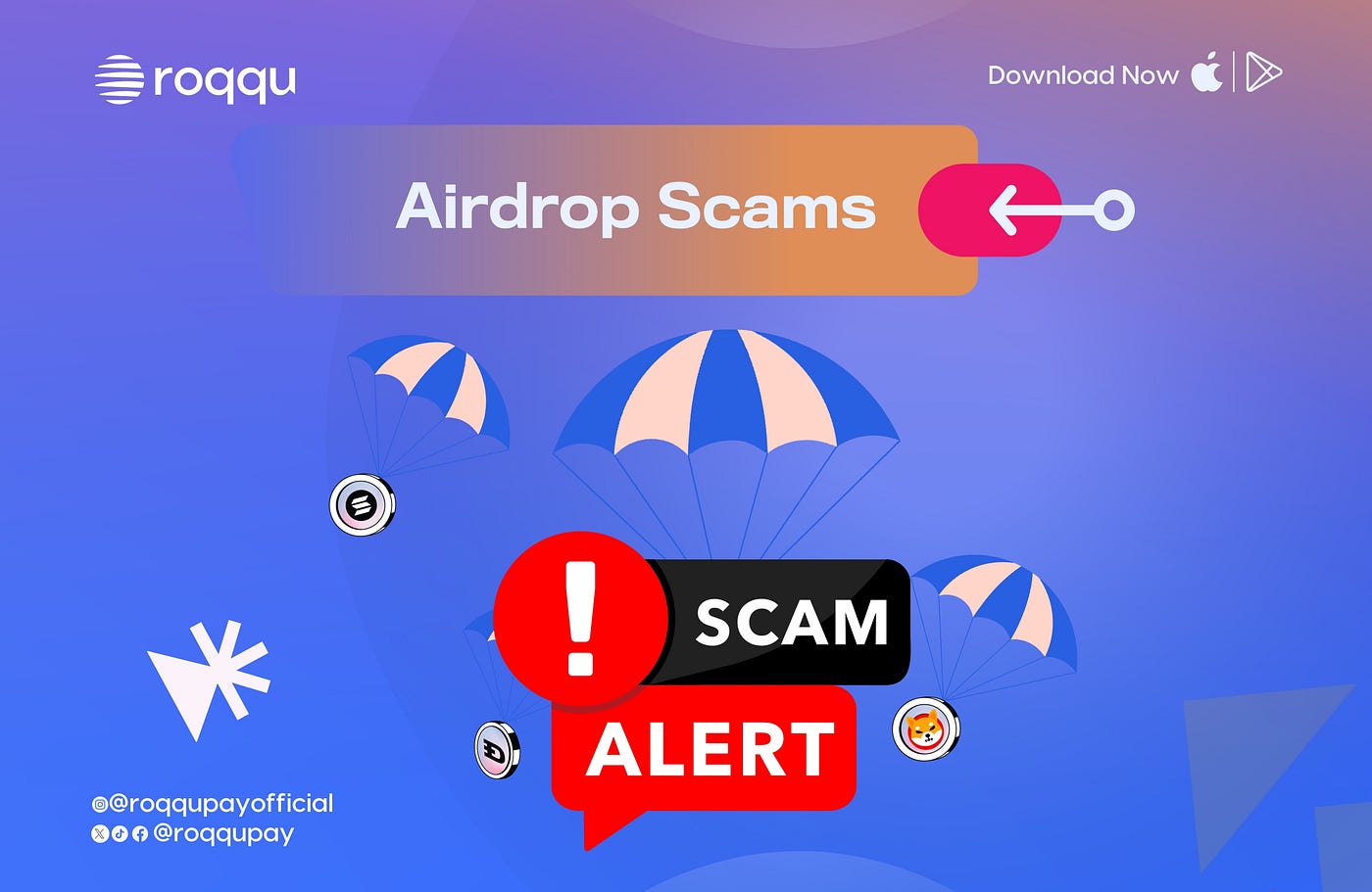 Cảnh báo lừa đảo phishing trên trang web airdrop crypto giả mạo