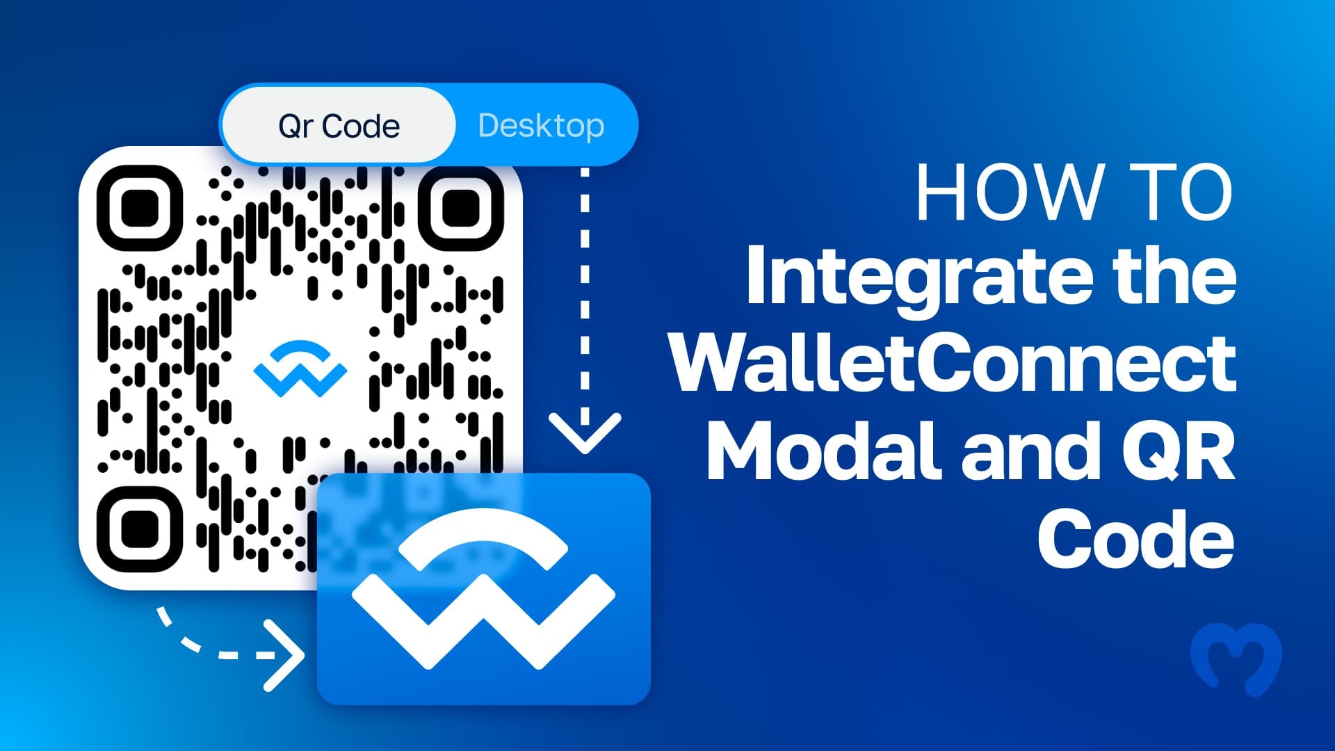Người dùng quét mã QR WalletConnect trên máy tính bằng ví crypto di động