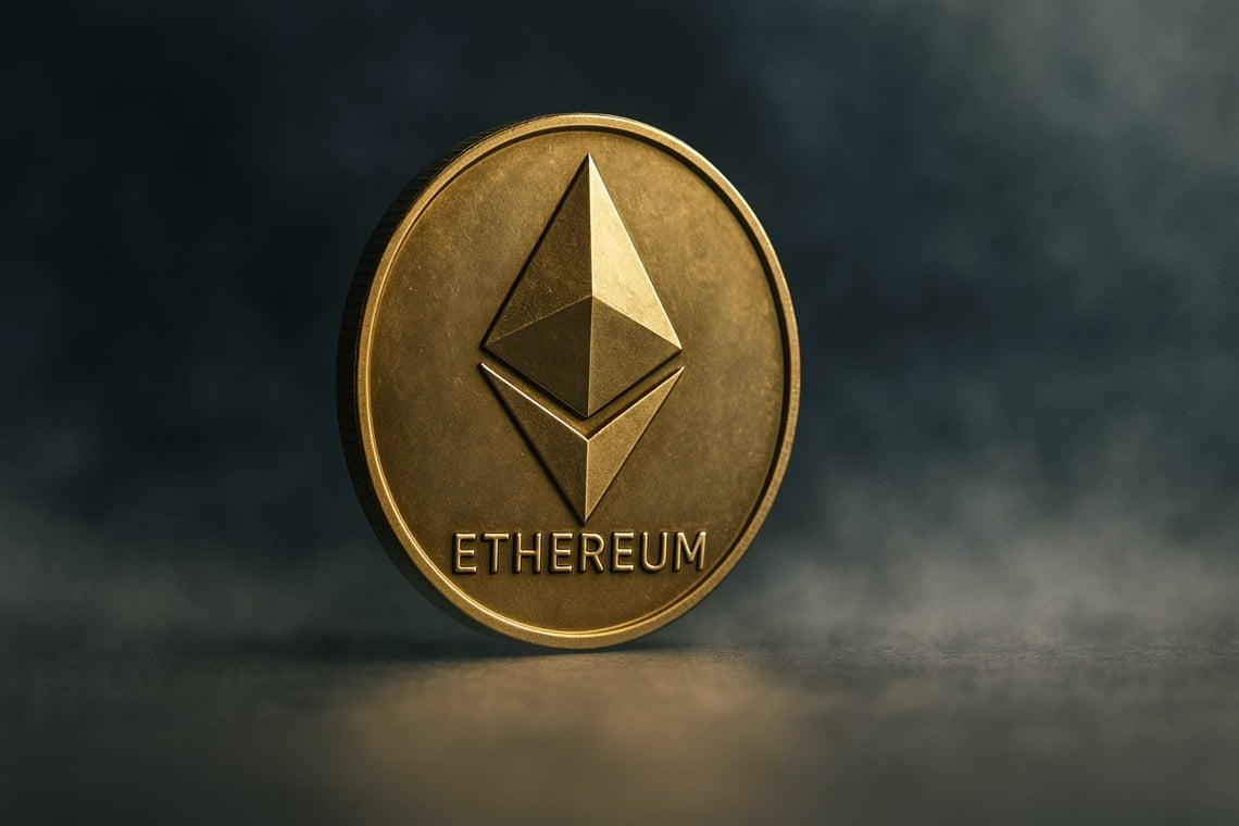 Biểu đồ giá Ethereum (ETH) theo USD, thể hiện xu hướng thị trường