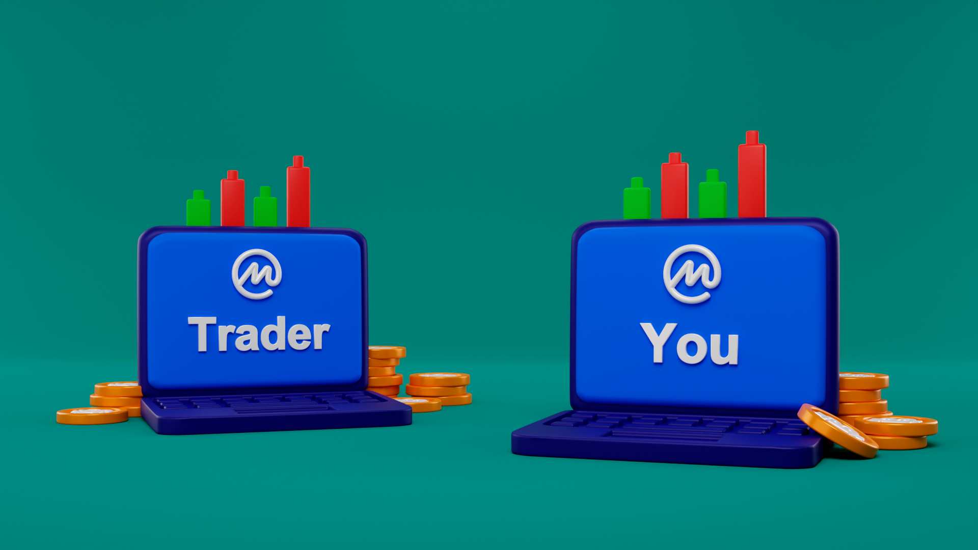 Minh họa tính năng sao chép giao dịch (copy trading) trên crypto