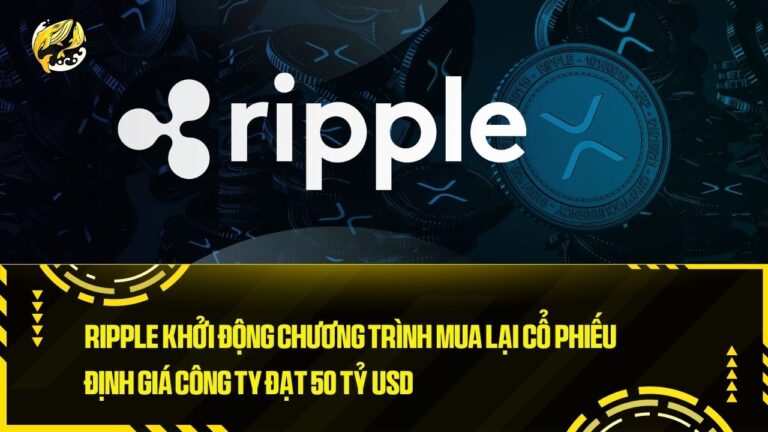 ripple khoi dong chuong trinh mua lai co phieu dinh gia cong ty dat 50 ty usd