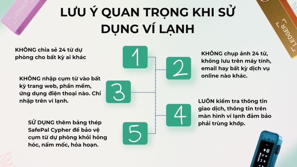 Hướng dẫn sử dụng ví lạnh từ A Z