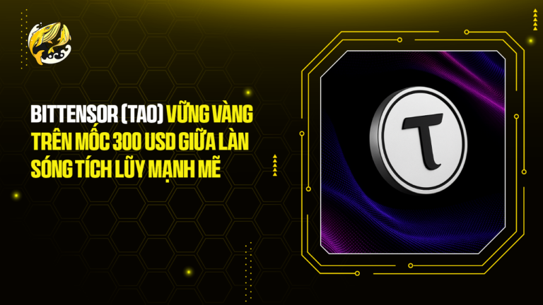 Bittensor (TAO) Vững Vàng Trên Mốc 300 USD Giữa Làn Sóng Tích Lũy Mạnh Mẽ