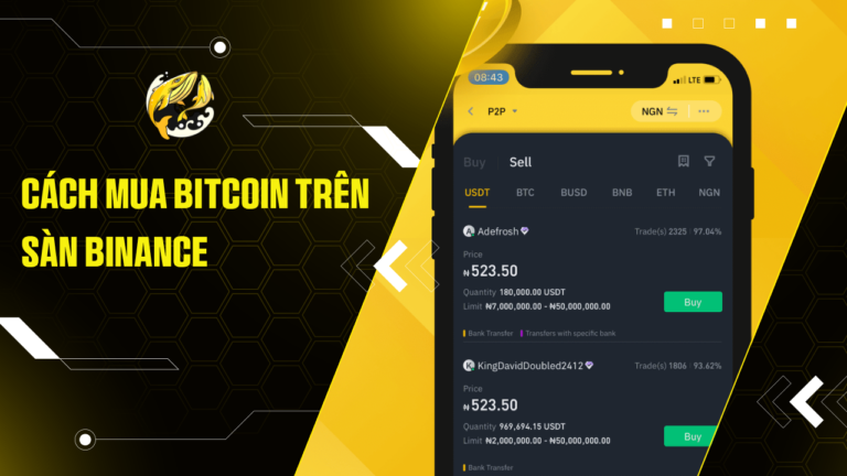Cách Mua Bitcoin Trên Sàn Binance
