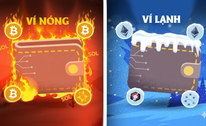 Phân biệt ví lạnh và ví nóng Lựa chọn nào tối ưu cho bạn?