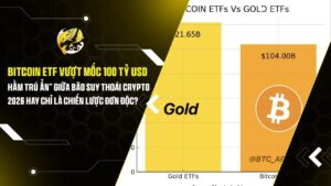 Bitcoin ETF Vượt Mốc 100 Tỷ USD: “Hầm Trú Ẩn” Giữa Bão Suy Thoái Crypto 2026 Hay Chỉ Là Chiến Lược Đơn Độc?