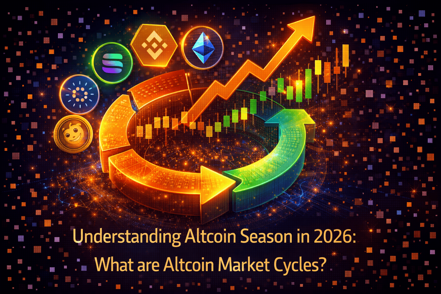 Nhà giao dịch tiền điện tử phân tích biểu đồ thị trường trên nhiều màn hình