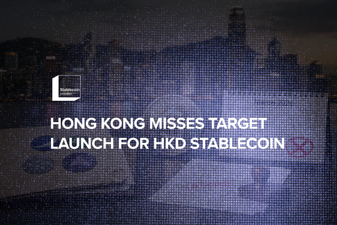 Hình minh họa các giao dịch stablecoin trên blockchain, tượng trưng cho việc Hồng Kông lỡ hẹn mục tiêu cấp phép stablecoin HKD vào tháng 3/2026.