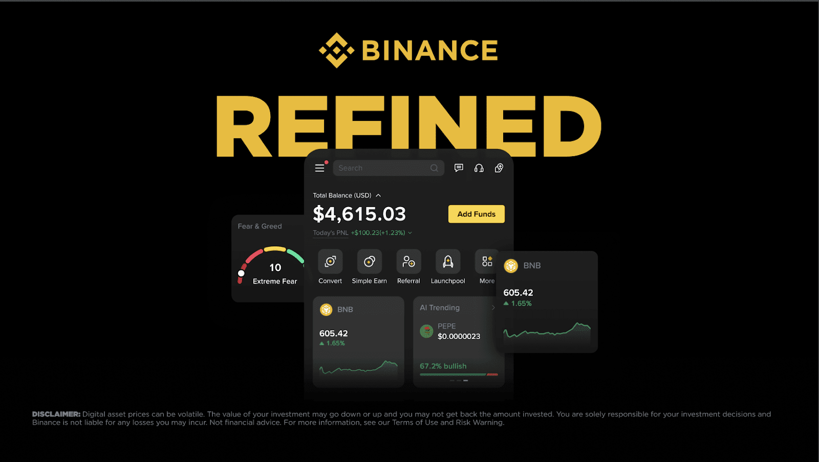 Nhà phân tích theo dõi biểu đồ và dữ liệu lãi suất Binance trên nhiều màn hình