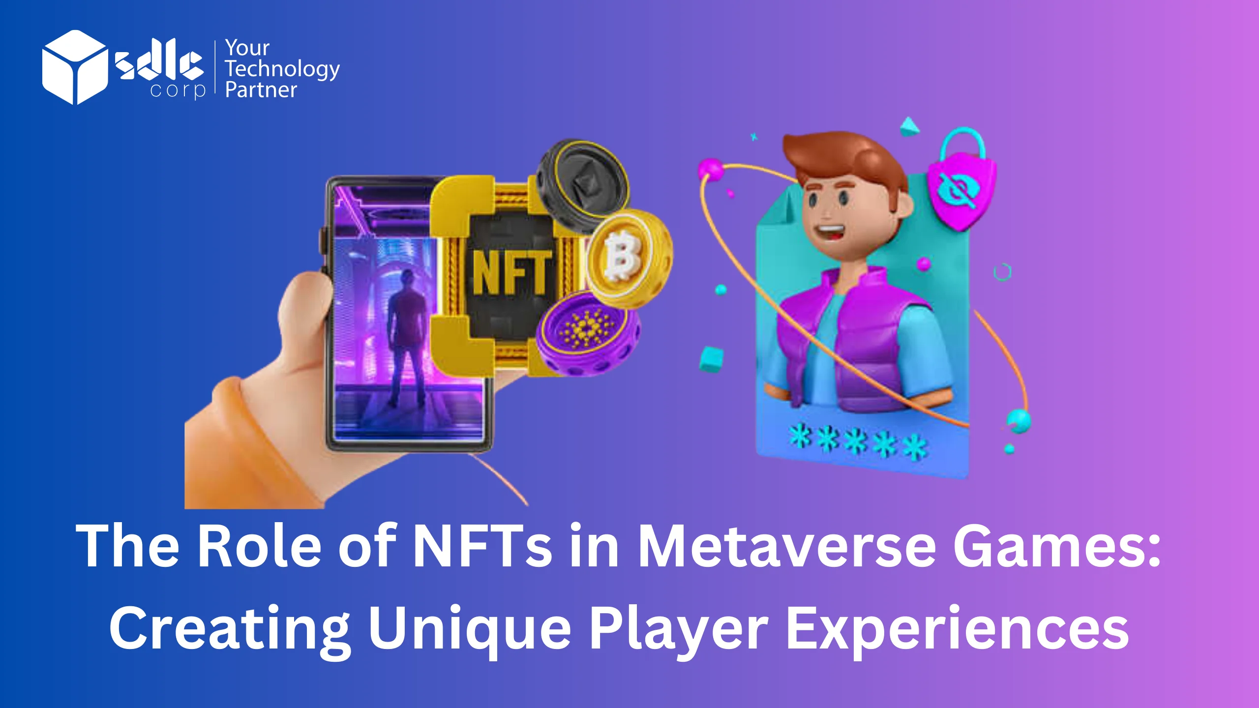 Người chơi trong metaverse với vật phẩm NFT trong game Play-to-Earn