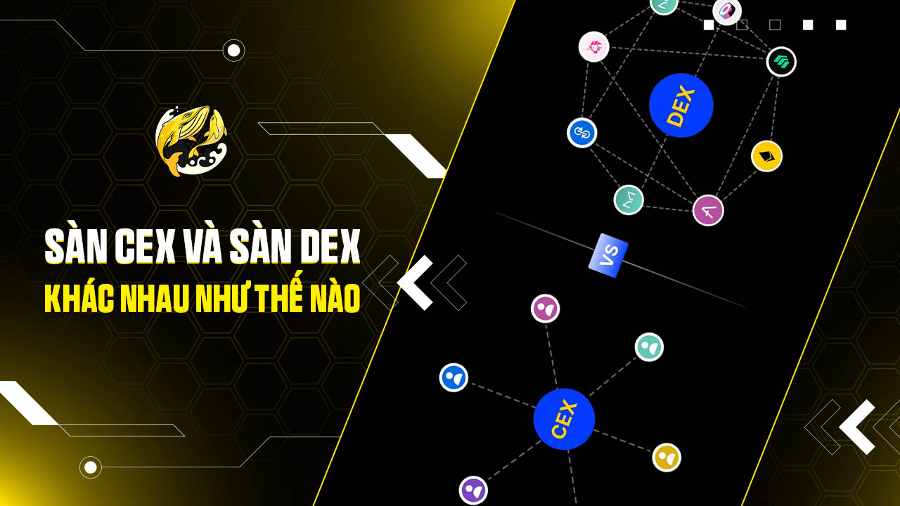 Sàn CEX và Sàn DEX Khác Nhau Như Thế Nào?
