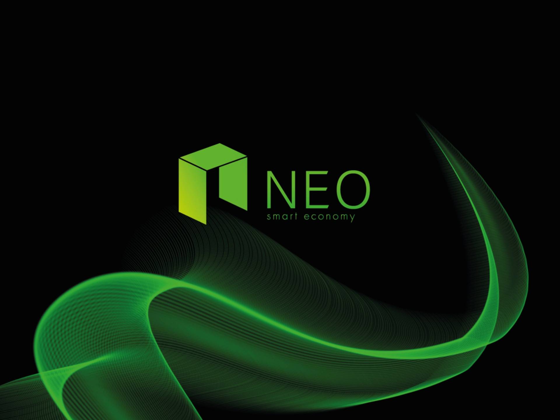 Logo và giao diện của nền tảng blockchain Neo, biểu tượng của nền kinh tế thông minh (Smart Economy)