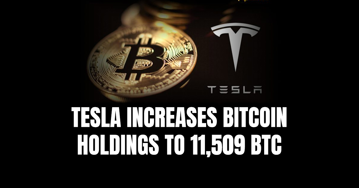 Tesla duy trì lượng nắm giữ Bitcoin ổn định ở mức 11.509 BTC sau nhiều lần điều chỉnh