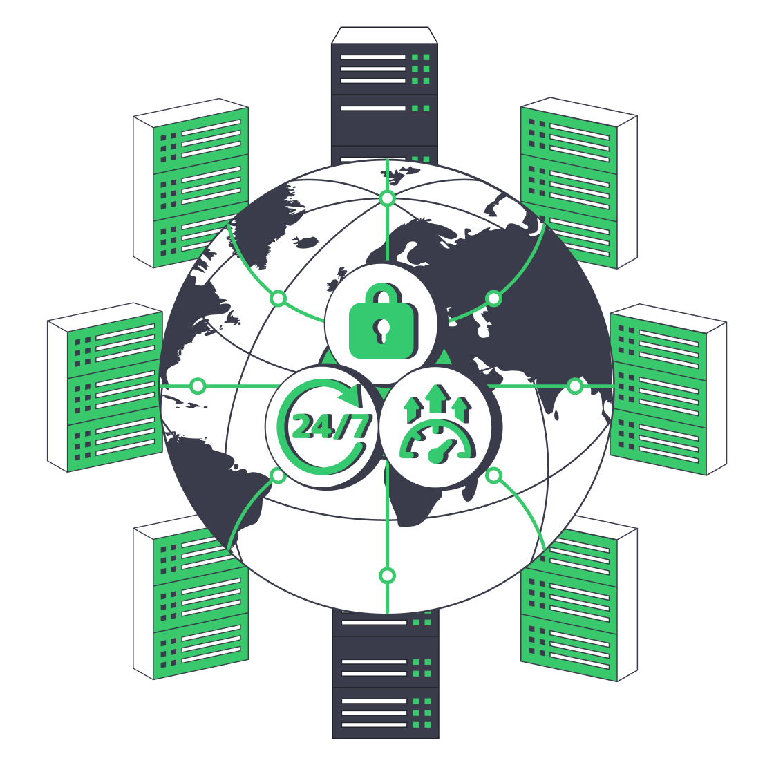 Hình ảnh các cụm máy chủ hiệu suất cao, minh họa yêu cầu phần cứng cho việc vận hành Validator Node.