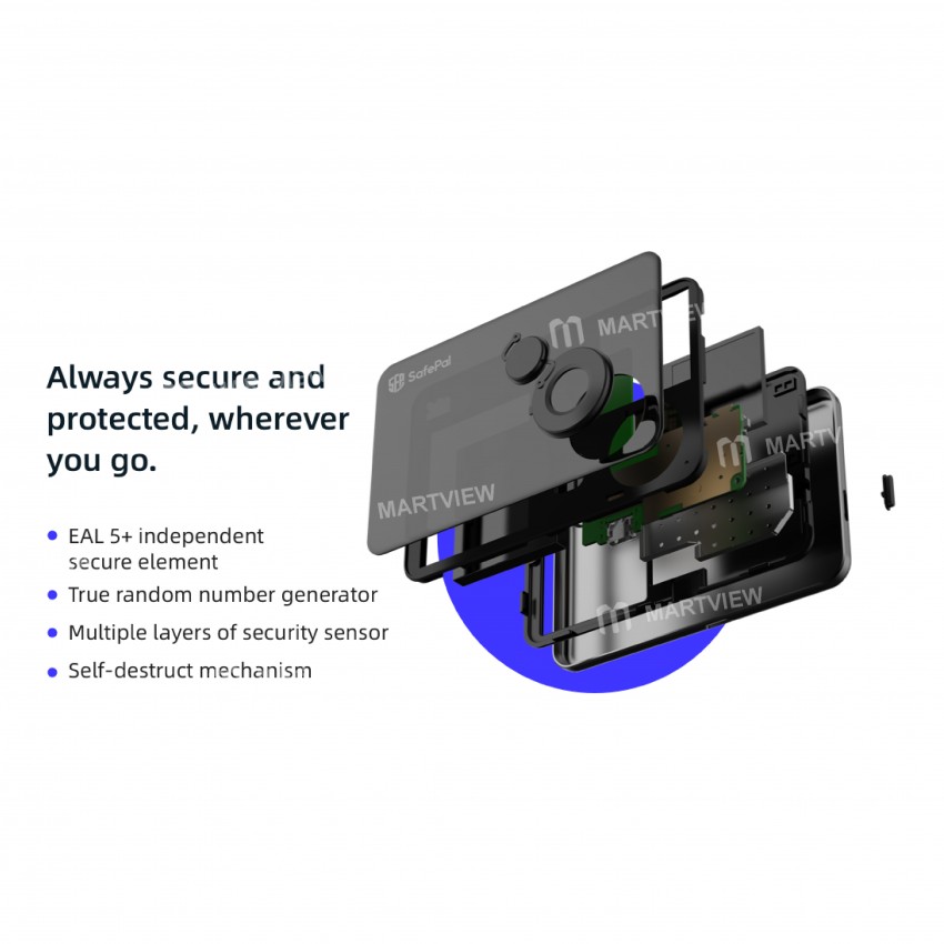 Kiểm tra tem niêm phong để xác thực ví SafePal S1 chính hãng