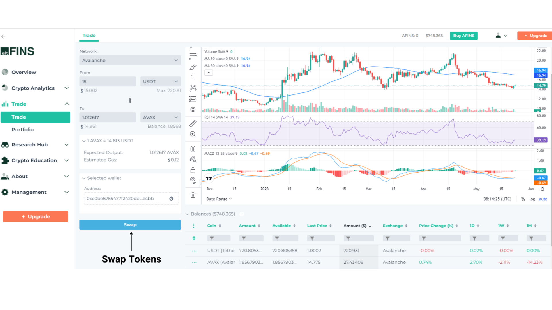 Giao diện tổng hợp DEX và hoán đổi chuỗi chéo trong ví OKX Wallet
