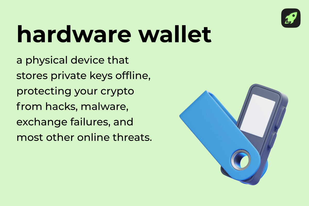 Ví lạnh (hardware wallet) bảo vệ tài sản số giá trị cao