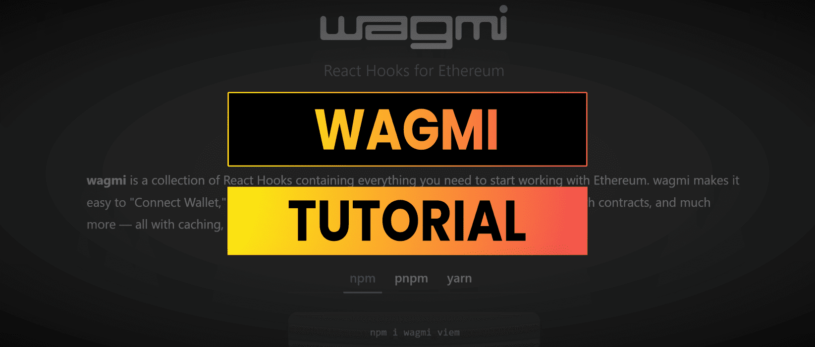 Màn hình máy tính hiển thị mã React Hooks của thư viện wagmi, minh họa quá trình phát triển dApp