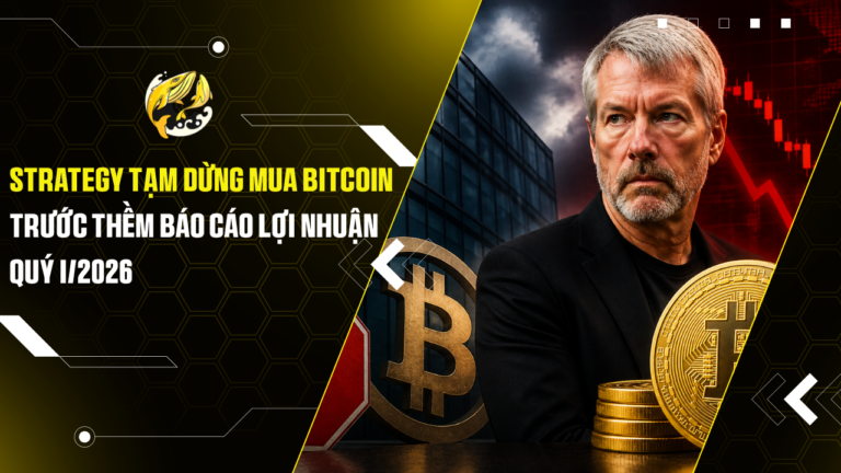 Strategy tạm dừng mua Bitcoin trước thềm báo cáo lợi nhuận quý I/2026