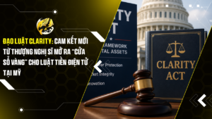 Đạo luật CLARITY: Cam kết mới từ Thượng nghị sĩ mở ra “cửa sổ vàng” cho luật tiền điện tử tại Mỹ