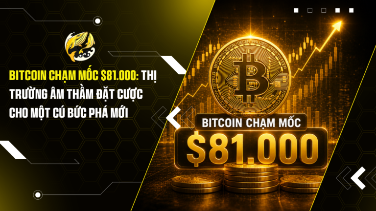 Bitcoin chạm mốc $81.000: Thị trường âm thầm đặt cược cho một cú bứt phá mới