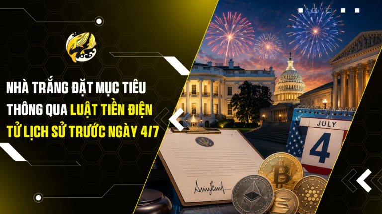 Nhà Trắng đặt mục tiêu thông qua luật tiền điện tử lịch sử trước ngày 4/7