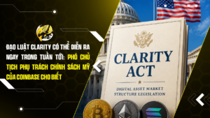 Đạo luật CLARITY có thể diễn ra ngay trong tuần tới: Phó Chủ tịch phụ trách chính sách Mỹ của Coinbase cho biết