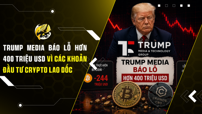 Trump Media Báo Lỗ Hơn 400 Triệu USD Vì Các Khoản Đầu Tư Crypto Lao Dốc