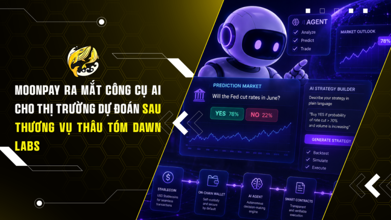 MoonPay Ra Mắt Công Cụ AI Cho Thị Trường Dự Đoán Sau Thương Vụ Thâu Tóm Dawn Labs