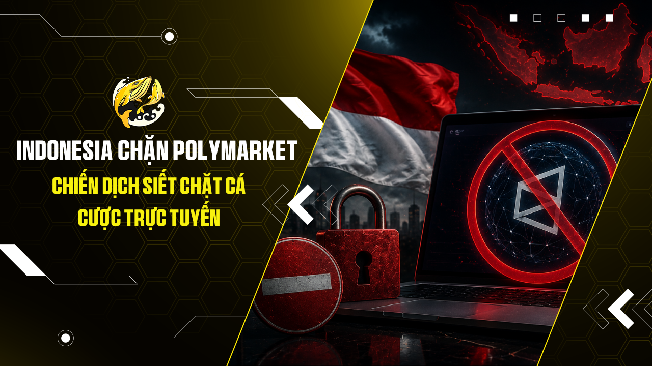 Indonesia chặn Polymarket: Chiến dịch siết chặt cá cược trực tuyến