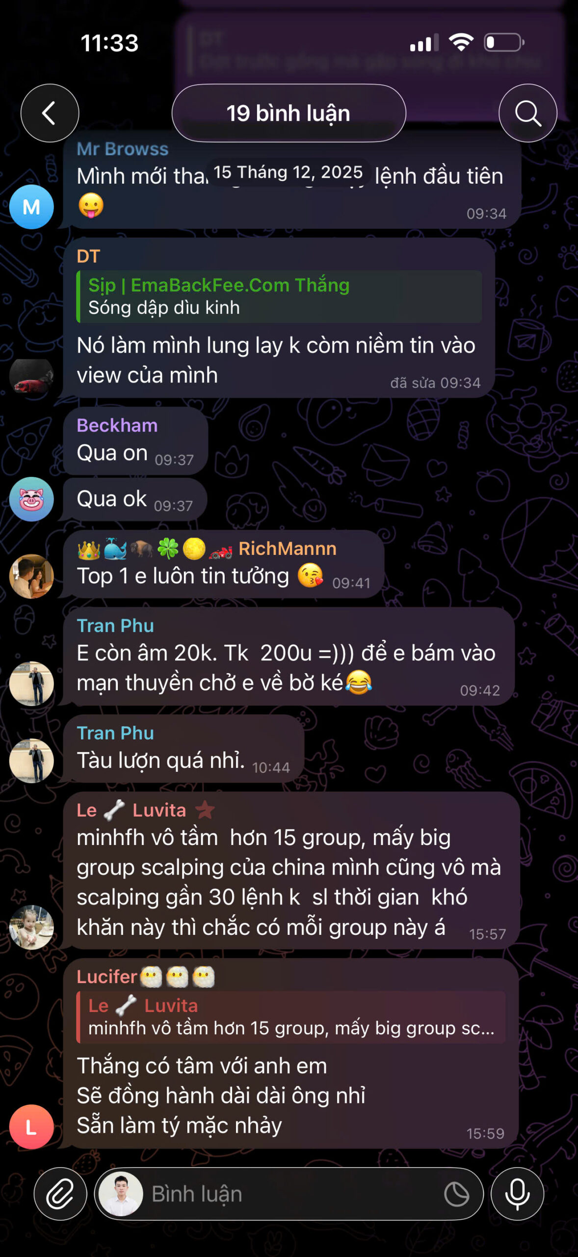 Feedback EMA Trading 6