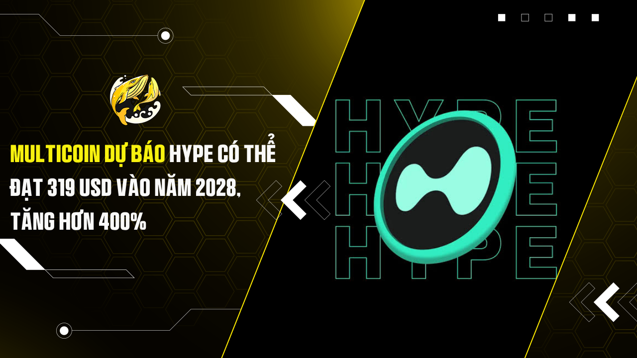 Multicoin Dự Báo HYPE Có Thể Đạt 319 USD Năm 2028, Tăng Hơn 400%
