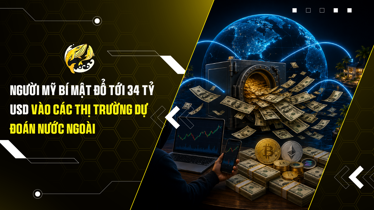 Người Mỹ Bí Mật Đổ Tới 34 Tỷ USD Vào Các Thị Trường Dự Đoán Nước Ngoài
