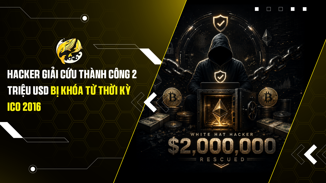 Hacker giải cứu thành công 2 triệu USD bị khóa từ thời kỳ ICO 2016