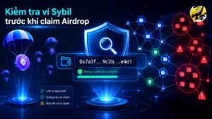 Kiểm tra ví Sybil trước khi claim airdrop crypto